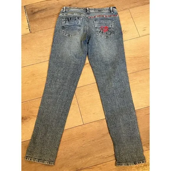 Antica Sartoria by Giacomo Jeans Cinque Beaded Embroidered Embellished Funky L - Picture 10 of 12